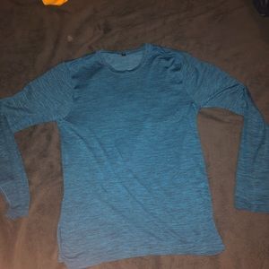 Blue lululemon size M long sleeve